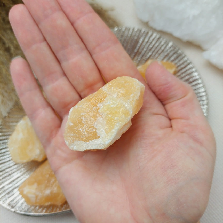 Calcite orange brute