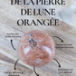 Pendentif Pierre de Lune orange