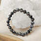 Bracelet Obsidienne neige